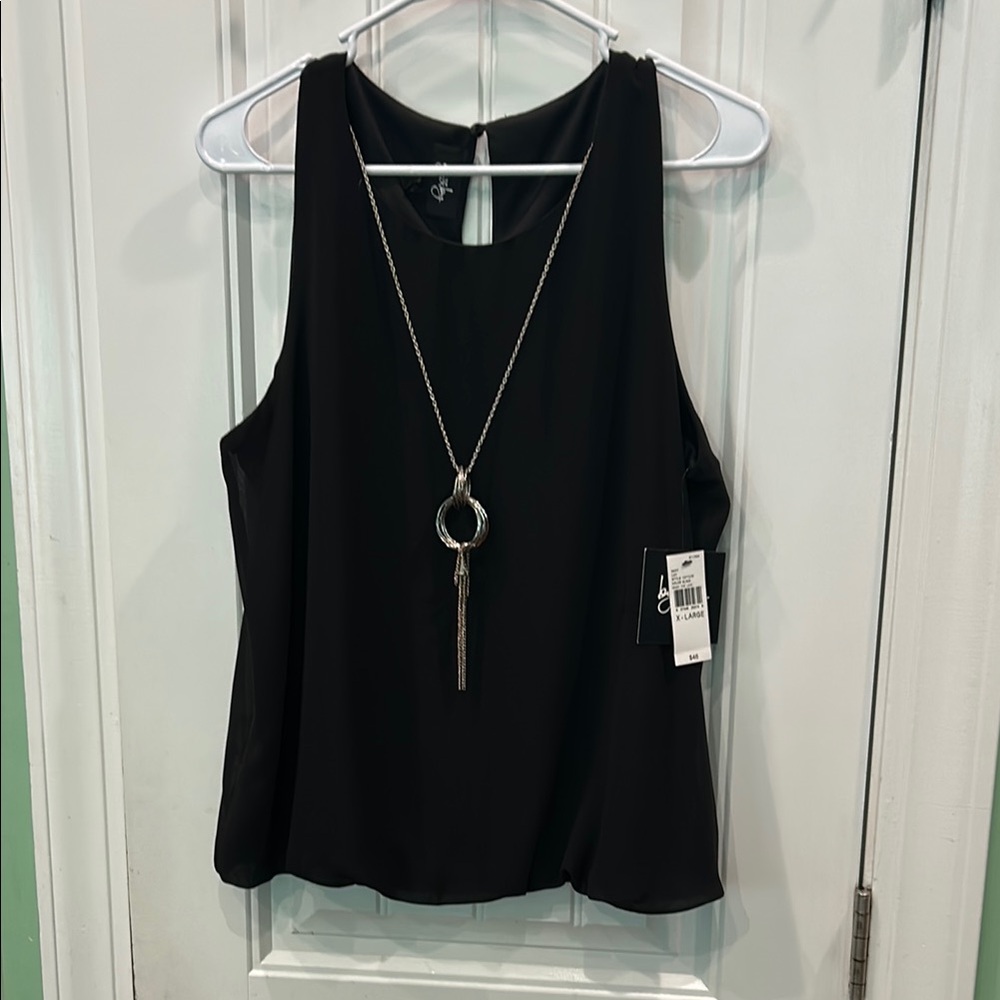Elegant Black Sleeveless Top